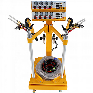 Двухпостовая установка для порошковой покраски (окраски) TSL M5Vibro Duo